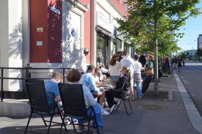 Ellevill kø i Oslo: Prøver å skaffe landslagstrøya