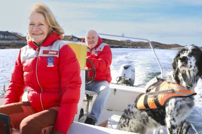 Viser frem sitt ferieparadis