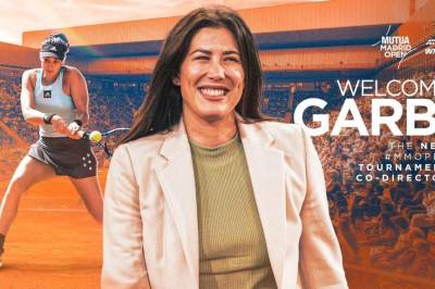 Tidligere verdensener Garbiñe Muguruza blir medregissør for Mutua Madrid Open sammen med Feliciano López