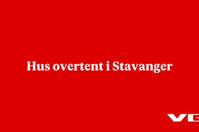 Hus overtent i Stavanger