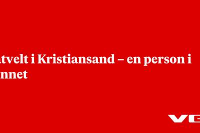 Båtvelt i Kristiansand – en person i vannet