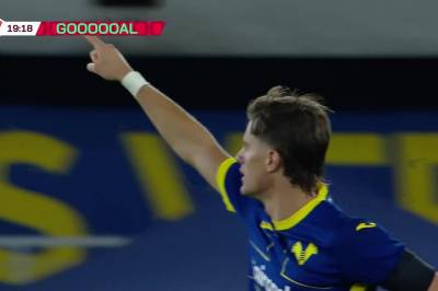 Mattia Compagnon setter 1-1 mot Virtus Entella