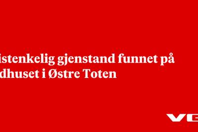 Mistenkelig gjenstand funnet på rådhuset i Østre Toten
