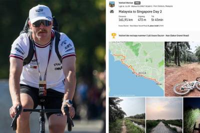 Blir hylla for uvanleg grep: Syklar over 350 kilometer mens konkurrentane tar privatfly