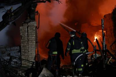 Kyiv rystet av russiske angrep i morgenrushet