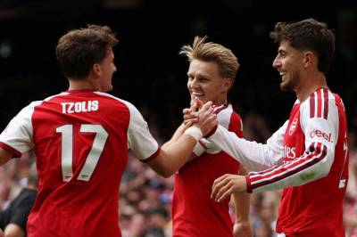 Ødegaard og Arsenal leker