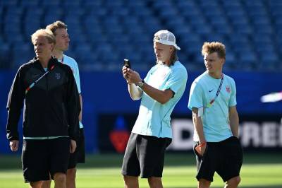Her tester de VM-stadionen