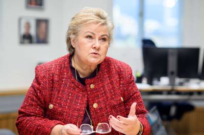 Erna Solberg: – Bare ærlighet som kan avslutte det