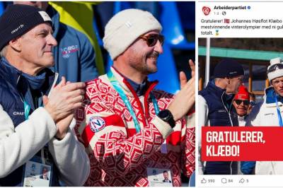 Idrettsforbundet tok grep: Ap slettet Klæbo-gratulasjon