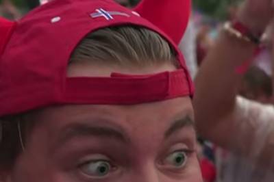 Går av hengslene når Norge skårer