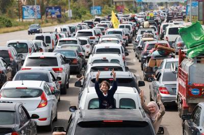 Fordrevne vender hjem i Libanon: - Det er ikke snakk om fred