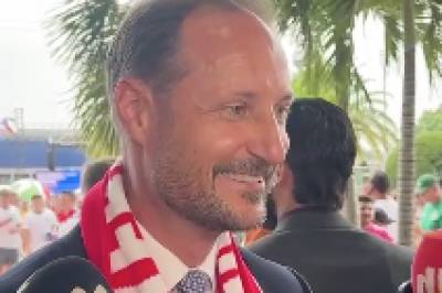 Kronprins Haakon før kvartfinalen: – Det er utrolig stort
