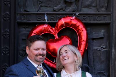 Sa ja på valentinsdagen – feiret med popkorn