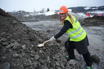 Glede over byggestart i Gran