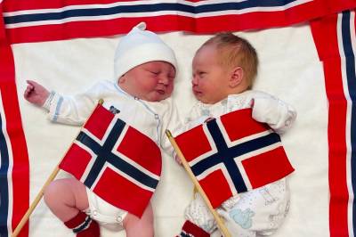 Fødte i samme sekund som Norge scoret: – Sykt artig