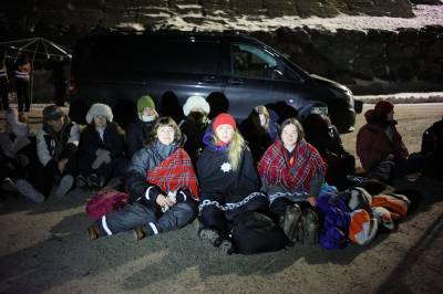 Over 70 aksjonister i ulovlig demonstrasjon i Repparfjord