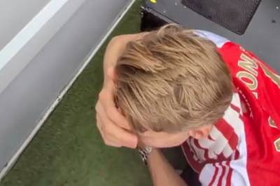 Her treffer Ødegaard politimannen: - Arrester ham!