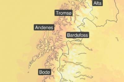 Her kan det bli 25 grader
