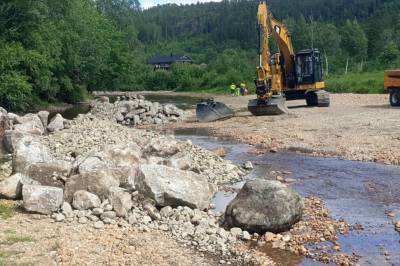 Stein og grus gir håp for laks og ørret