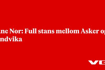 Bane Nor: Full stans mellom Asker og Sandvika