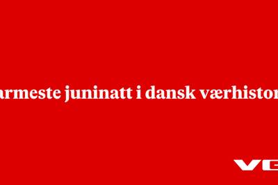 Varmeste juninatt i dansk værhistorie