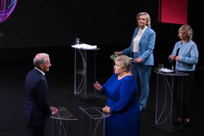 Jonas, Erna og Sylvi møter folket