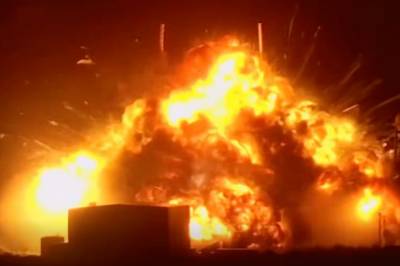 Se video: Her eksploderer Jeff Bezos-raketten