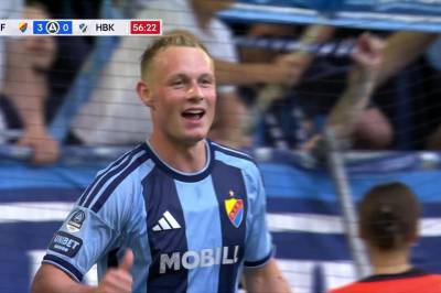 Kristian Lien setter 3-0 mot Halmstad