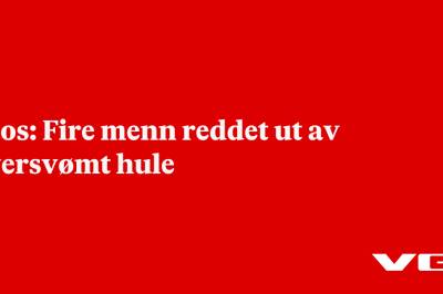 Laos: Fire menn reddet ut av oversvømt hule