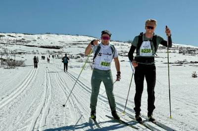 Jubler etter snø­fall: – En stor lettelse