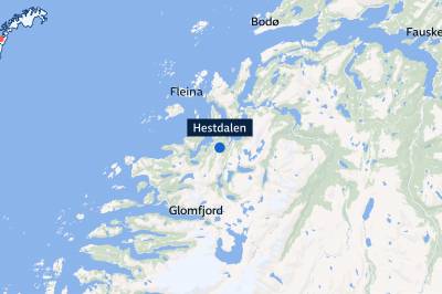 Person hentet ned av redningshelikopter i Gildeskål