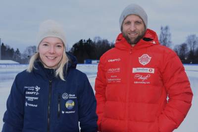Maren og Tor Arve var våre lokale skøytehelter. Nå er de heiagjeng for barna sine