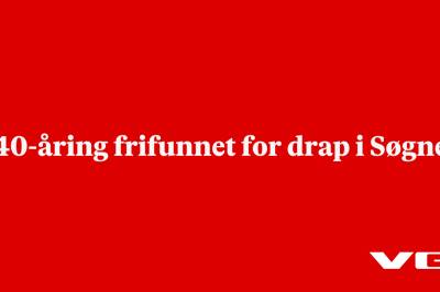 40-åring frifunnet for drap i Søgne