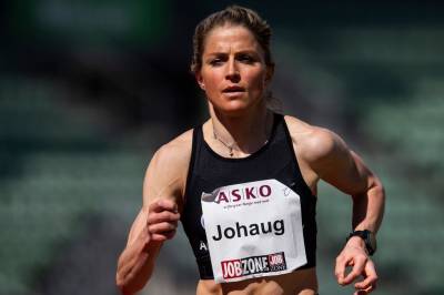 Therese Johaug vant Sentrumsløpet – tre månadar etter fødsel