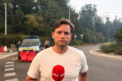 VG ved brannen i Frankrike: Stenger nye veier