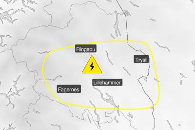 Fare for tordenvær med mye lyn
