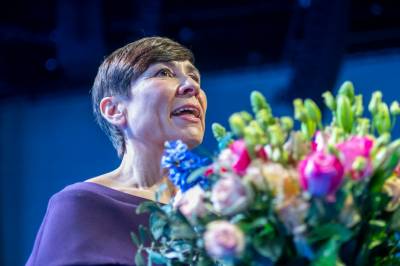 SE NÅ: Ine Eriksen Søreide taler til Høyres landsmøte