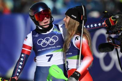 Shiffrin vant suverent OL-gull i slalåm
