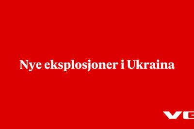 Nye eksplosjoner i Ukraina