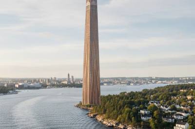 Foreslår 120 meter høyt tårn på Nesoddtangen. Vil redusere pendlerstrømmen til Oslo.