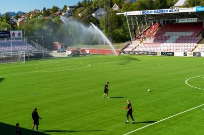 Første trening på ny matte: – Deilig