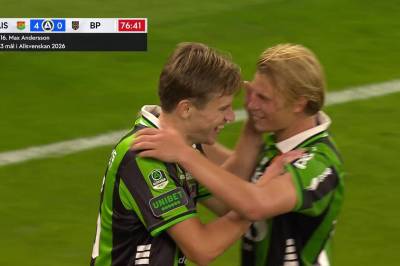 Max Andersson setter 4-0 mot Brommapojkarna