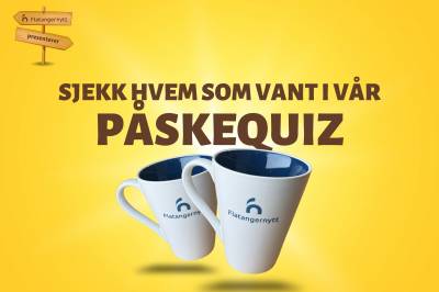Stor deltakelse i Flatangernytt sin aller første påskequiz