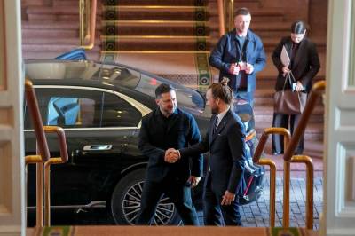 Zelenskyj møtte kongen