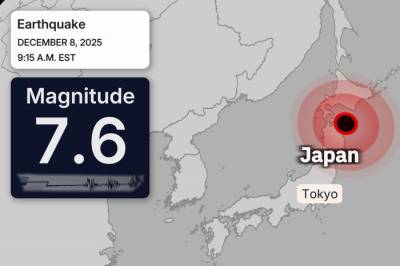 Japan utsteder tsunamivarsel etter kraftig jordskjelv på 7,6 | SE LIVE