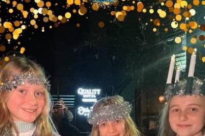 Alexandria (13) fikk være Lucia for en kveld