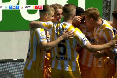 Tobias Heintz setter 1-0 mot Västerås