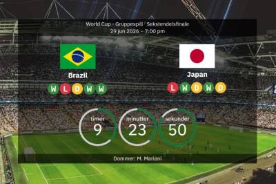 Brasil mot Japan: VM 2026 – lagoppstillinger, statistikk og spådom