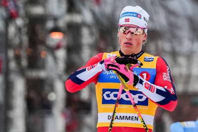 Klæbo tilbake etter hodesmellen med knockoutseier i Lake Placid