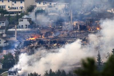 Storbrannen i Krokstadelva: – Har en formening om hvor det startet